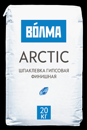 Шпаклевка гипсовая финишная Волма Arctiс 20 кг